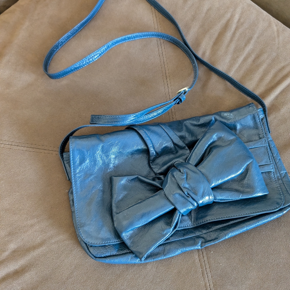 See By Chloe Blue Bow Crossbody Bag